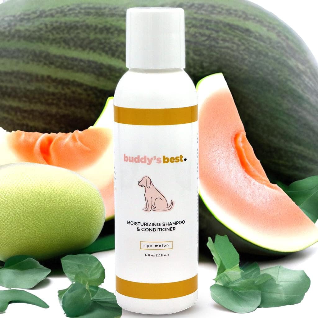 Dog Shampoo for Dry and Itchy Skin Made in The USA by Rockwell Pets Pro (16 fl oz) ideal paw cleaner for dogs with Aloe Vera Argan Oil Natural Willow Meadowsweet Chaparral and Olive Extracts