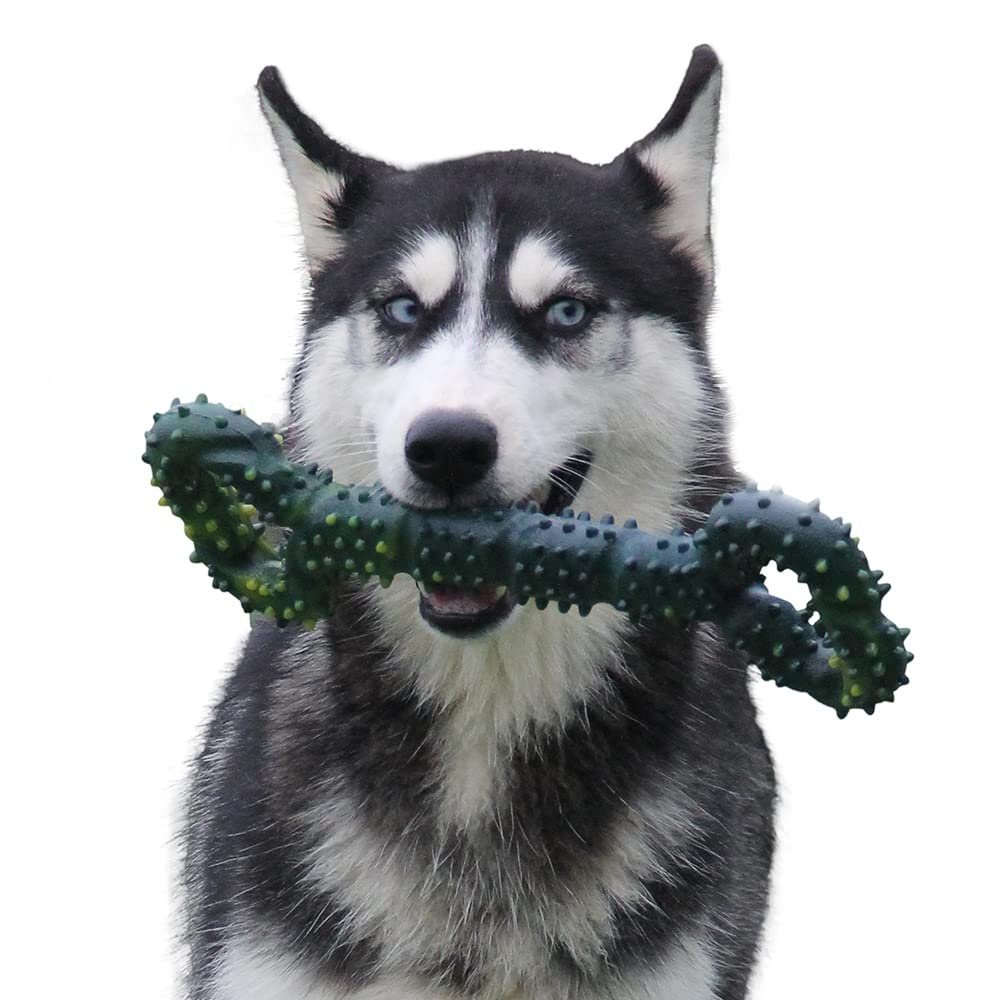 Dog Toys for Aggressive Chewers Large Dog Toys with Convex Design Natural Rubber Tug-of-war Toy for Energetic Dogs Medium Large Dogs Tooth Clean