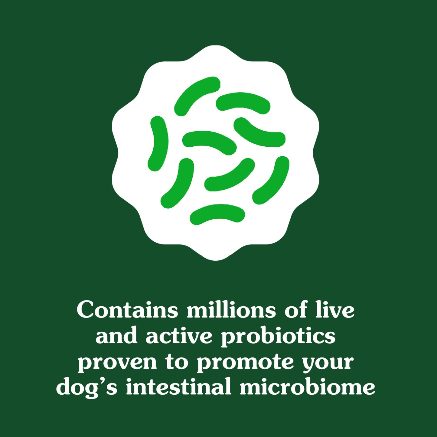 Greenies Supplements Digestive Health Probiotics for Dogs Chicken Flavor, 7.8 oz. Pouch of 40 ct.