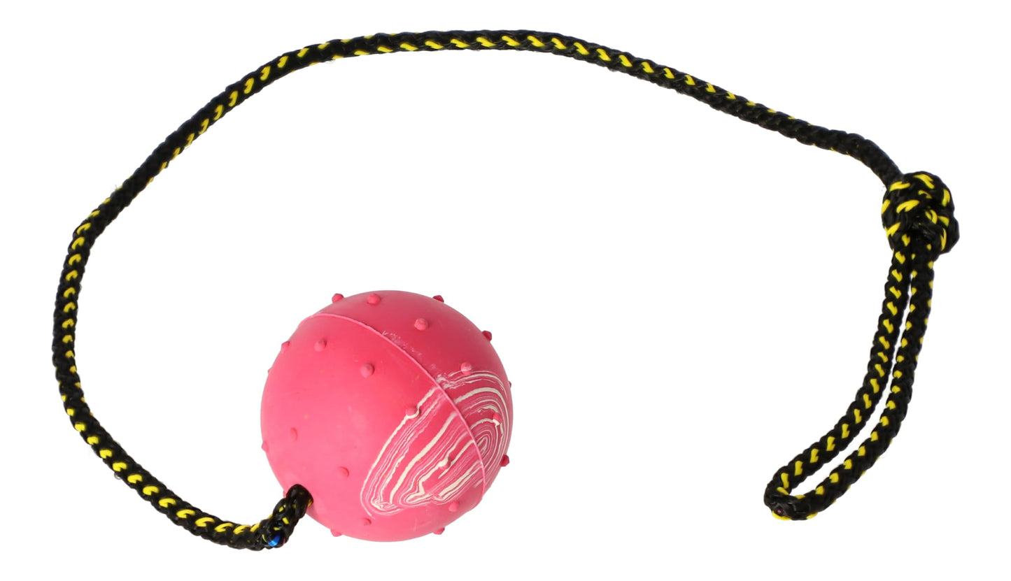 PAWFECT TOYS Rope and Ball Dog Toy - Interactive Tug of War - Durable for Small Medium Large Breeds - Tough Dog Toys to Keep Them Busy - Indestructible Dog Toy Aggressive Chewers - Dog Toys Boredom