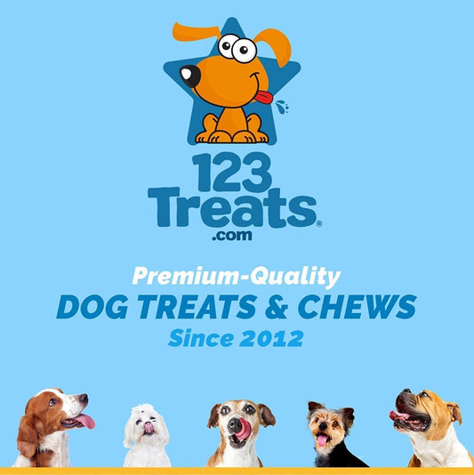 123 Treats Yak Cheese Dog Chews – 100% Natural Long Lasting Chew for Aggressive Chewers, Odor-Free, High Protein & Dental Cleaning Dog Treat, Yak Chews for Over 4 Months Dogs | (Large, 4 Pack)