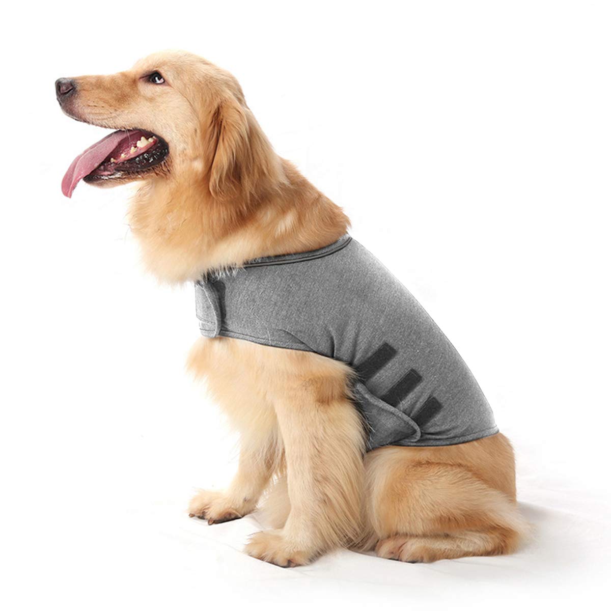 iFCOW Dog Anxiety Vest, Soft Breathable Dog Anxiety Relief Jacket Calming Coat Thunder Dog Wrap for Anxiety Stress Relief