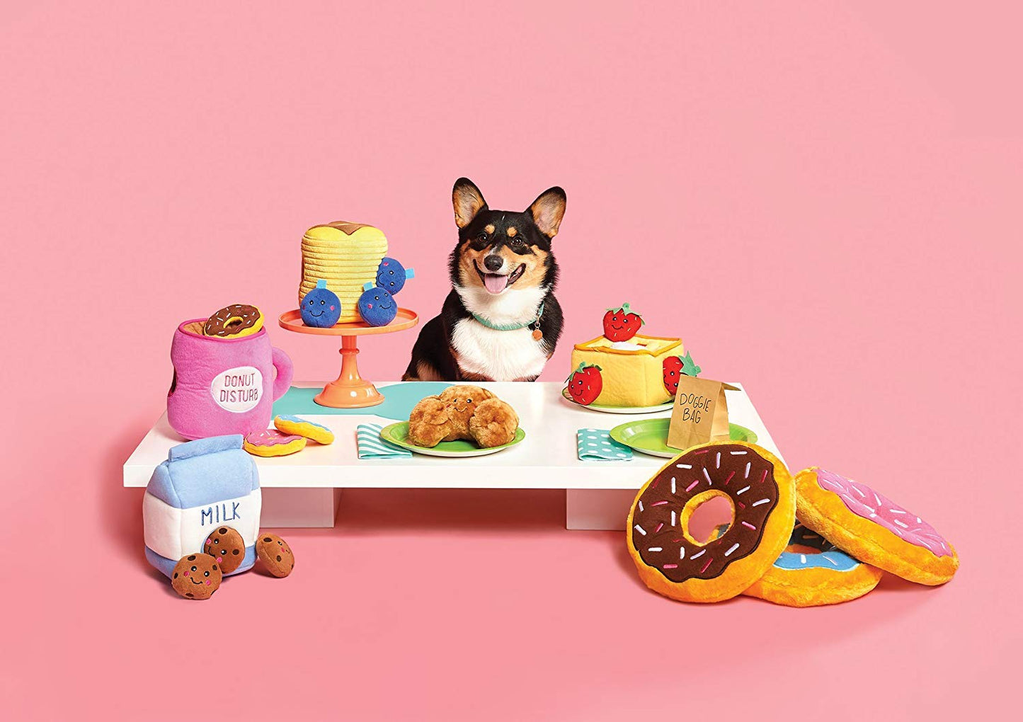 ZippyPaws Burrow- Interactive Dog & Puppy Toys for Boredom, Stimulating Pet Products to Keep Them Busy, Hide & Seek Plush Puzzles, Squeaky Toy for Enrichment, for Small & Medium Dogs- Popcorn Bucket
