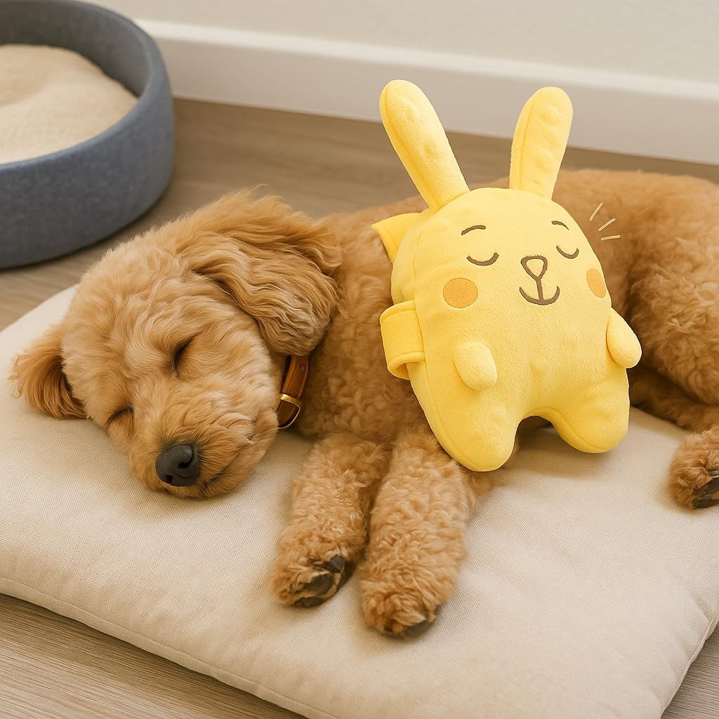 HAIYUES Soothing Plush Pillow for Adults & Pets – Rhythmic Sleep Aid for Stress & Anxiety Relief, Calming Pillow for Office, Travel, or Pet Crates, Ideal Relaxation Gift