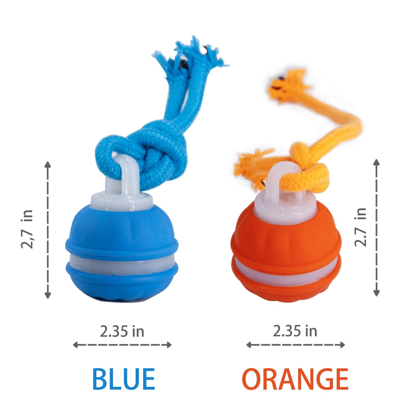 Fuzzwoof No-Stuffing Bunny Squeaky Dog Toy for Aggressive Chewers, Tear-Resistant Plush Puppy Teething Toy to Keep Them Busy, Tough Interactive Tug of War & Dental Chew for Small Medium Large Dogs