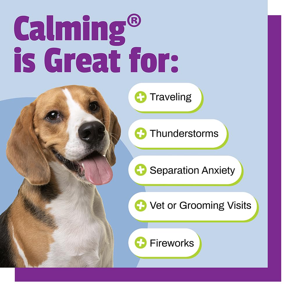 Pet Naturals Calming for Dogs, 30 Chews - Naturally Sourced Stress and Anxiety Calming Ingredients for Behavior Support - Vet Recommended