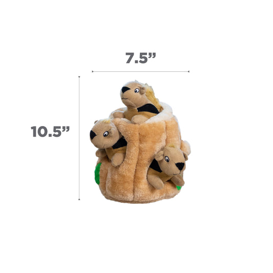 Outward Hound Hide A Squirrel Plush Dog Toy Puzzle, Large