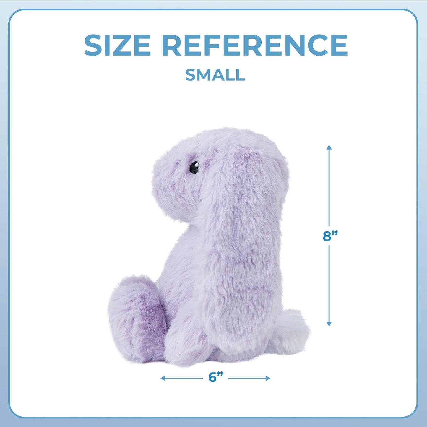 Best Pet Supplies Interactive Bunny Buddy Dog Toy with Crinkle and Squeaky Enrichment for Small and Medium Breed Puppies or Dogs, Cute and Plush - Bunny (Purple), Small