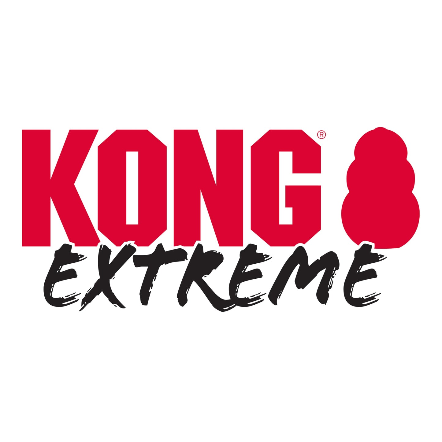 KONG Extreme Dog Toy - Fetch & Chew Toy - Treat-Filling Capabilities & Erratic Bounce for Extended Play Time Most Durable Natural Rubber Material - for Power Chewers - for Small Dogs