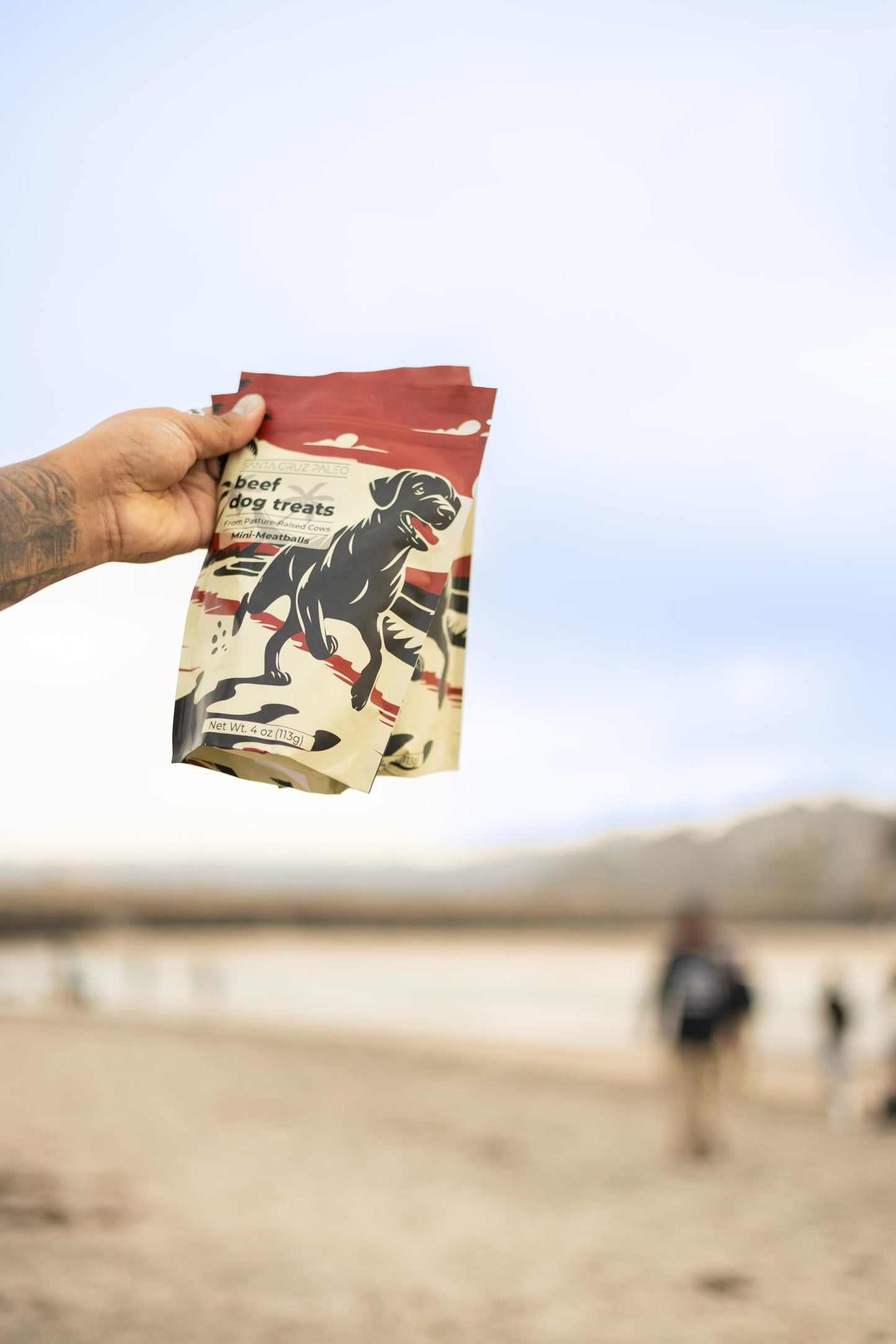 Santa Cruz Paleo Dog Treats, 4 oz Bag, Beef Liver Treats for Dogs with Beef Heart, Vitamin E, Healthy Mini Meatball Dog Training Treats or Food Topper Made with 100% Pasture Raised Beef, High Protein