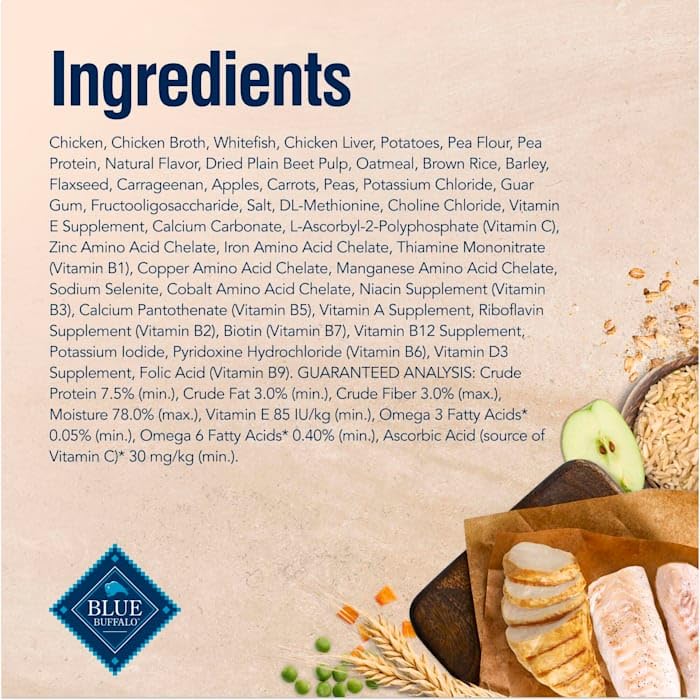 Blue Buffalo True Solutions Digestive Care Wet Dog Food for Adult Dogs, Made with Natural Ingredients, Chicken, 12.5-oz. Cans (12 Count)