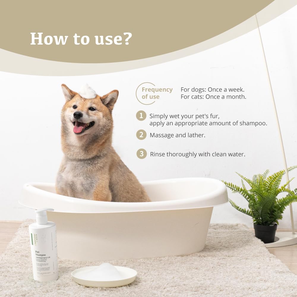 PROUDPET Pet Shampoo Sample Pack. Light Fragrance Hypoallergenic Series, efficient moisturizing, regulating The Best PH Value of pet Skin, Cleaning Fur, moisturizing