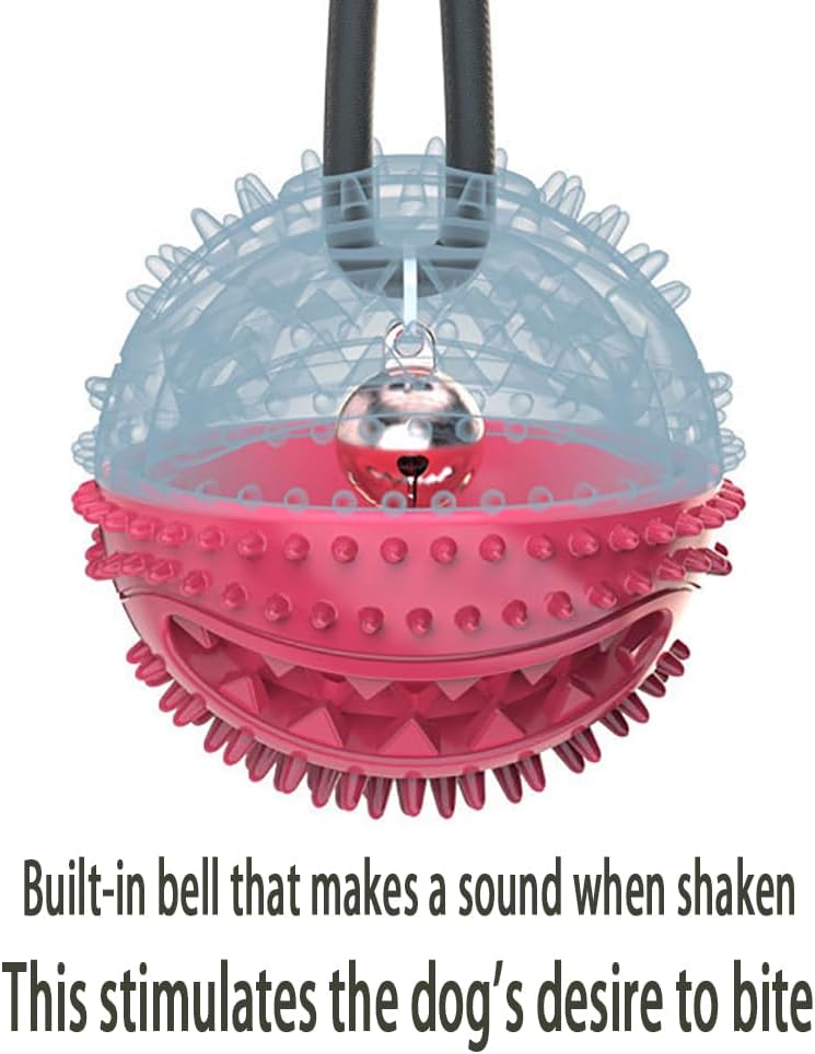 EFYUE Interactive Dog Toy, A Dog Toy Ball with A Built-in Sound，Dog Puzzle Treat Food Dispensing Ball Suitable for Small, Medium Sized Dog Toys