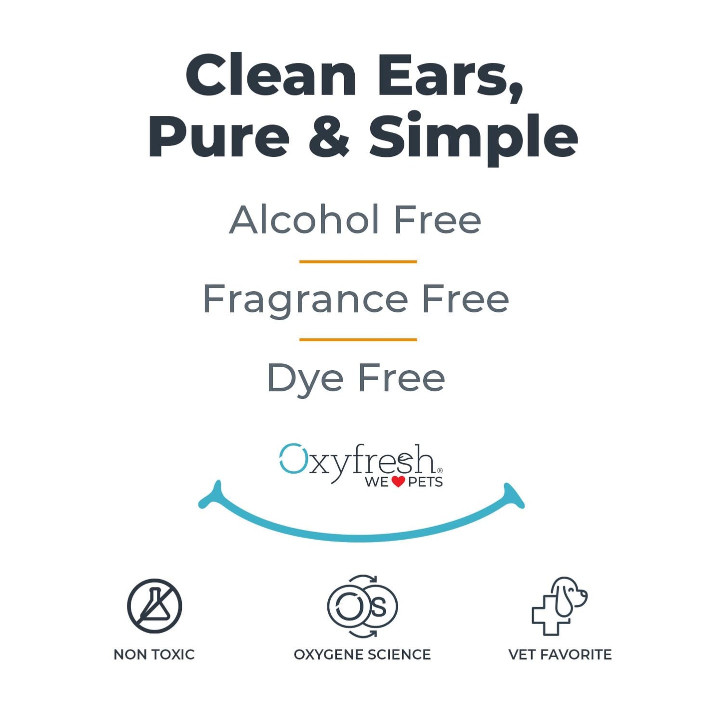 Oxyfresh Advanced Pet Ear Cleaner - Best Dog Ear Cleaner Solution - Helps with Yeast, Wax, Dirt & Itchy Ear Canal - Cleaning, Soothing, & Sting-Free Dog Ear Wash & Cat Ear Rinse 8oz