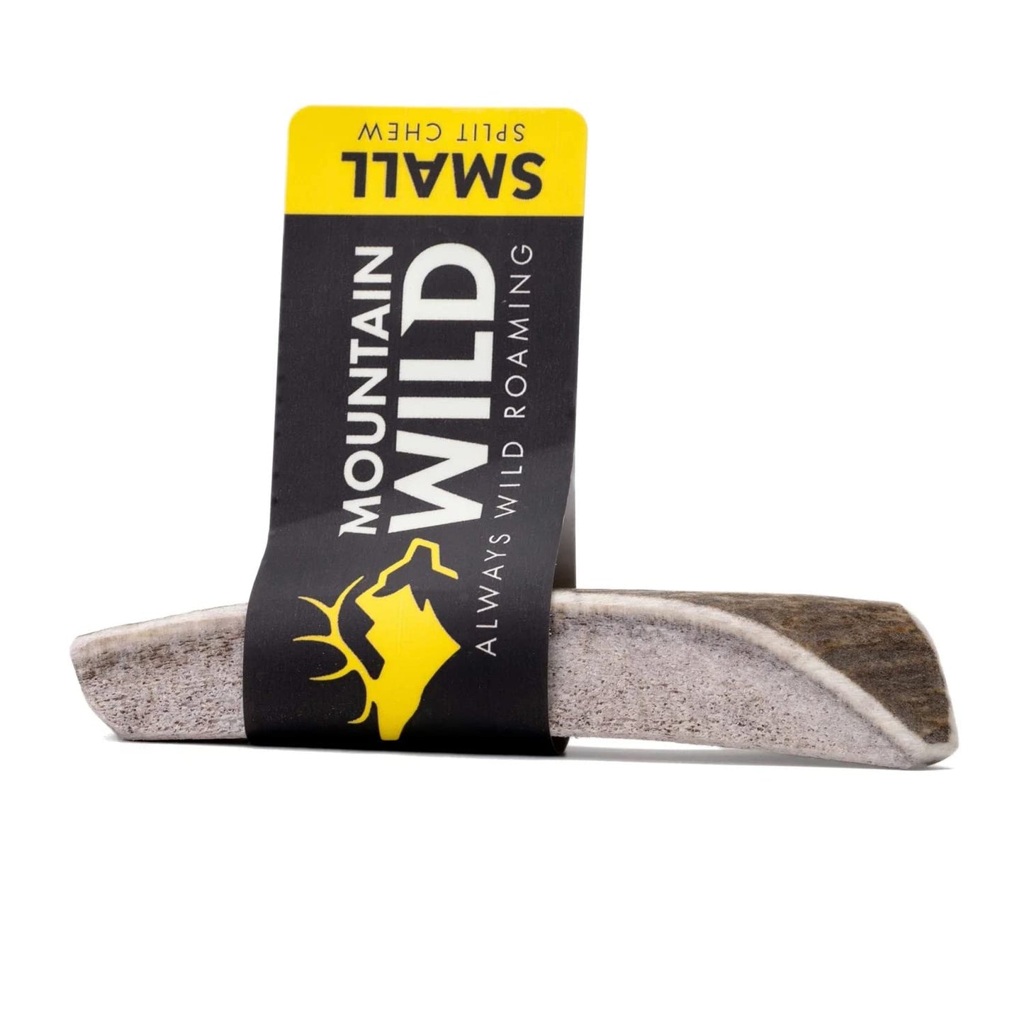 MOUNTAIN WILD Split Elk Antler Dog Chews for Aggressive Chewers – Naturally-Shed, Long-Lasting, Odorless, Mineral-Rich – No Fillers, No Preservatives – Supports Dental Health – Small Breeds (Small)
