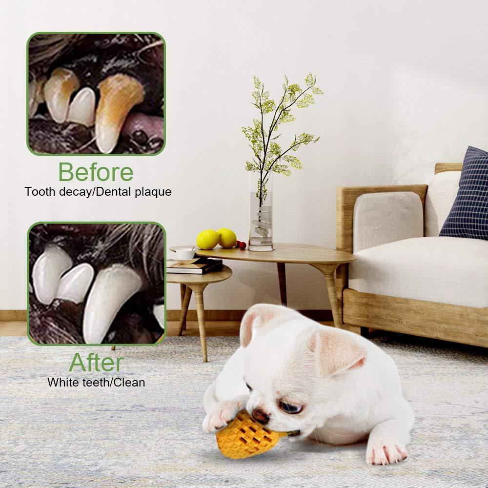 LPHSNR Teething Chew Toys for Puppy Small Dogs, Interactive Dog Toys to Keep Them Busy Puppies Tough Dog Dental Clean Toys