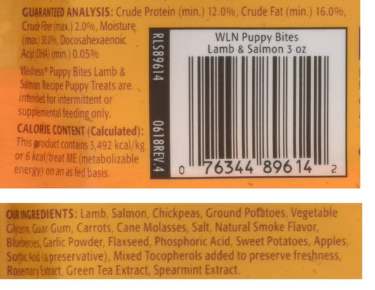 Wellness Natural Pet Food Grain Free Puppy Training Treats, 2 Pack