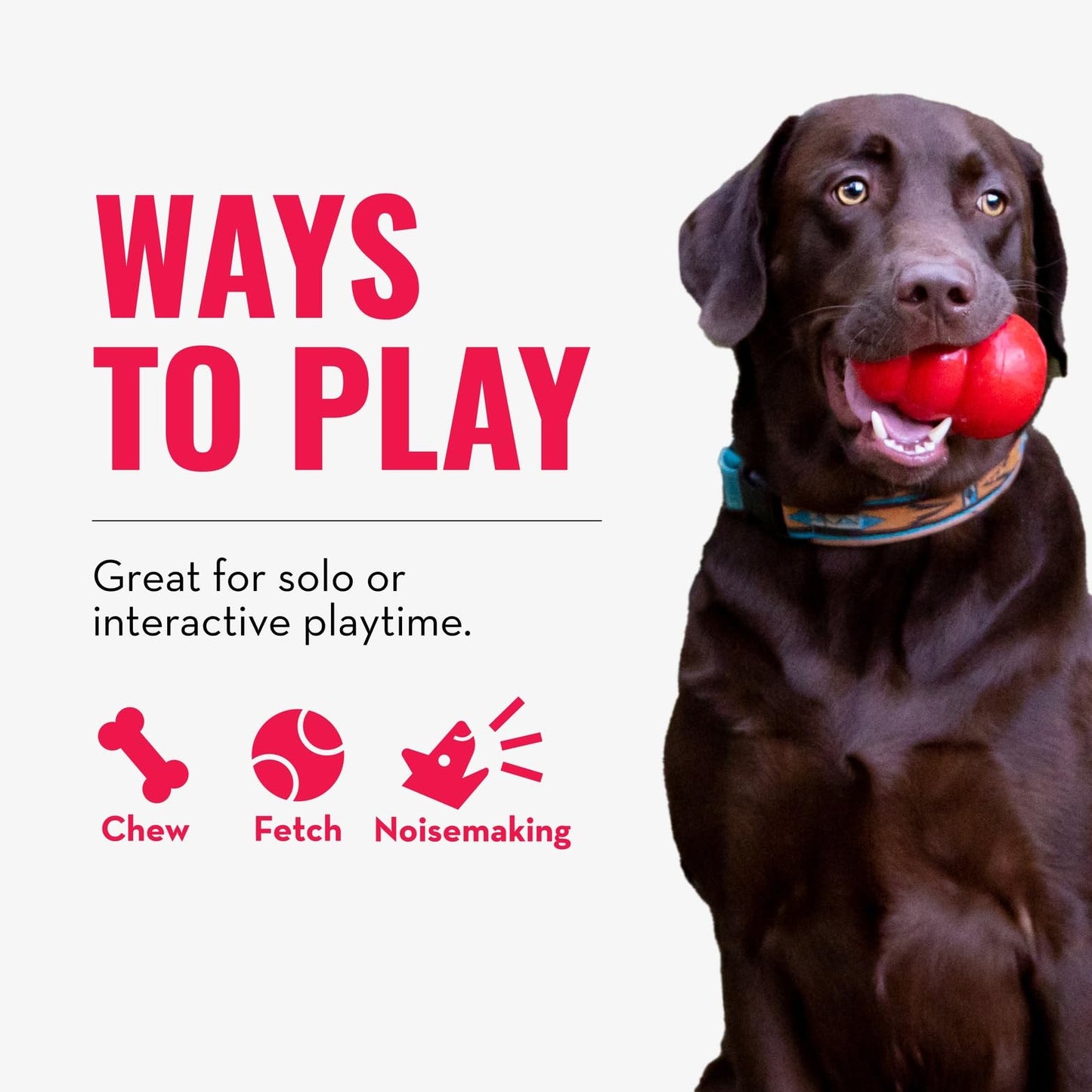 KONG Wubba - Dog Toy for Tug of War & Fetch - Dog Supplies for Puppy & Dog Playtime - Outdoor & Indoor Dog Toy - for XL Dogs