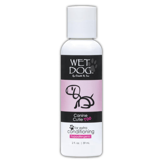 Wet Dog Canine Cutie All-Natural Organic Oatmeal Sensitive Skin Conditioner for Dogs and Pets, Moisturizing, Detangling, Deshedding, Hypoallergenic, 8 Ounce