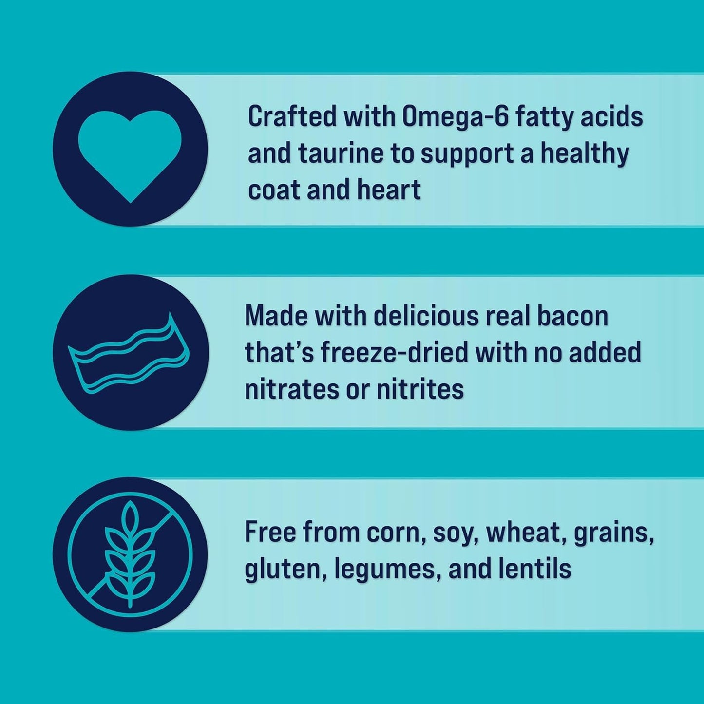 Stewart Freeze Dried Dog Food Topper, PuffTops, Bacon & Cheese, 6 Ounce Resealable Pouch, Flavor Enhancing Meal Topper or Dog Treat, Made in USA