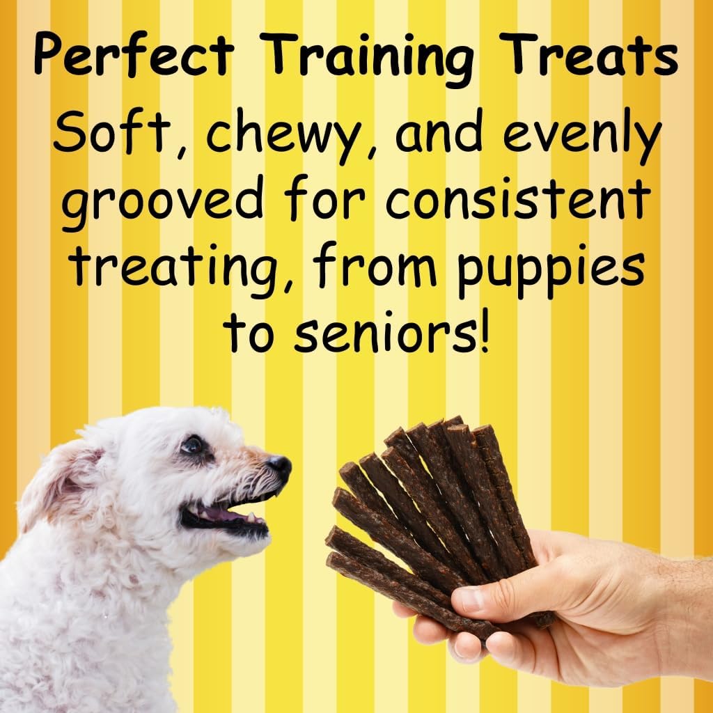 Fetch Fries Beef and Sweet Potato Dog Treats, Soft Chicken Jerky for Small and Large Breeds, Naturally Healthy, Made in The USA (5 oz)