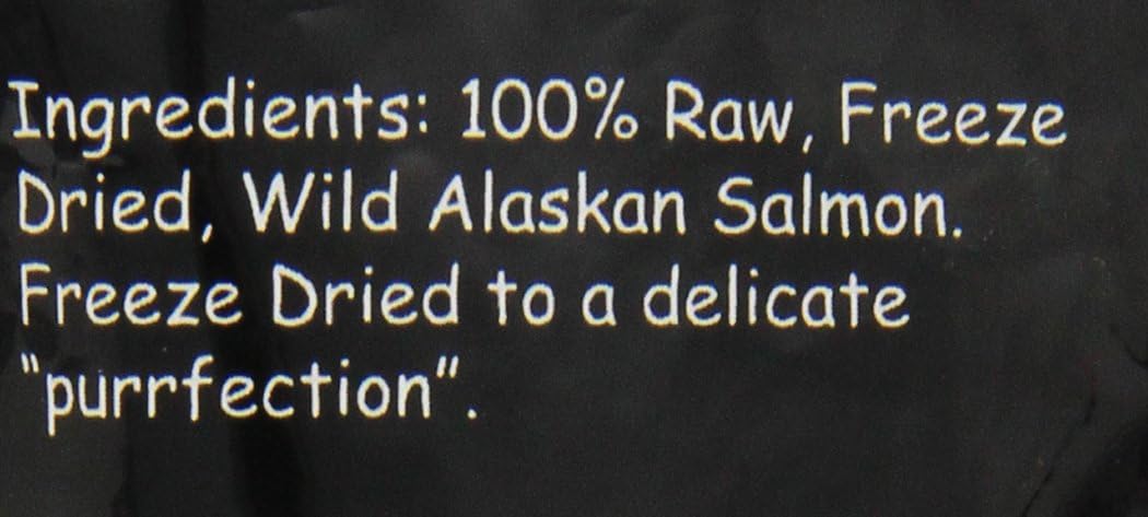 Wildsidesalmon Freeze Dried Salmon Dog Treats, Wild Caught, Gluten Free, Grain Free, High Protein, Diabetic Friendly | Natural Fish Oil | Made in The USA