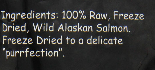 Wildsidesalmon Freeze Dried Salmon Dog Treats, Wild Caught, Gluten Free, Grain Free, High Protein, Diabetic Friendly | Natural Fish Oil | Made in The USA