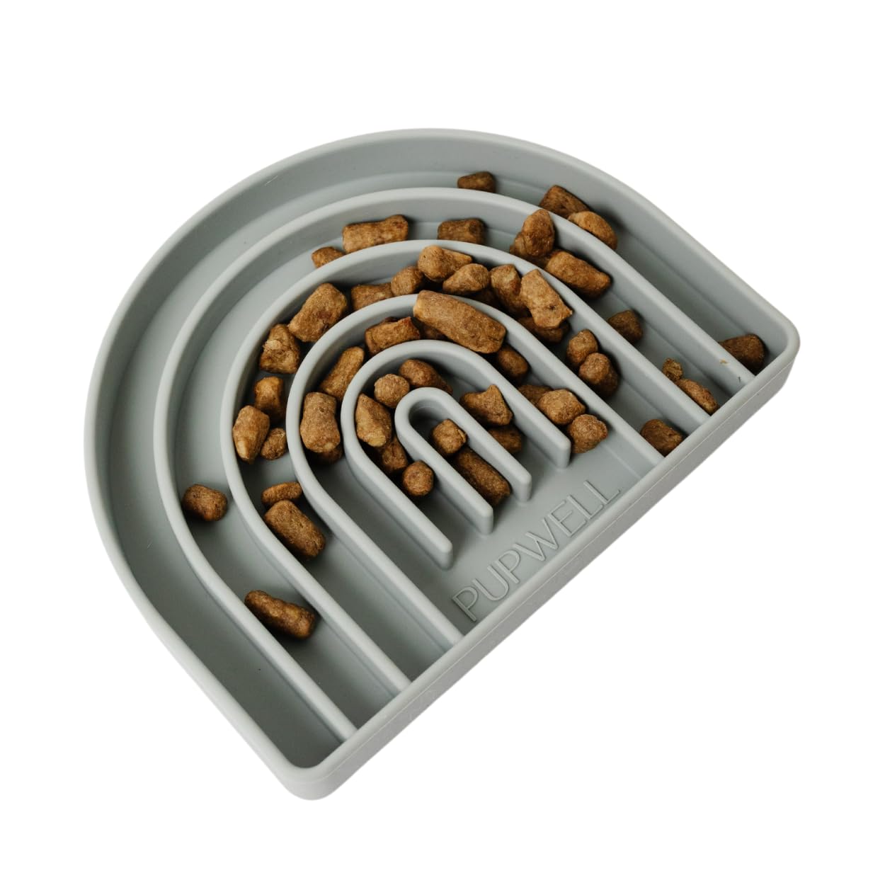 Pupwell Happy Feelings Lick Mat for Dogs and Cats, Dog Slow Feeder, Anxiety and Boredom Relief (Slate Blue)