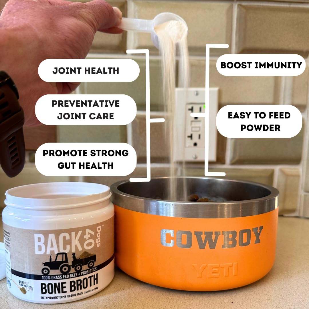 Back40Dog Complete Health Powder Bundle – Organic Sea Kelp16 oz, Grass-Fed Beef Bone Broth 6.4 oz & Organic Pumpkin Powder 8.1 oz – Thyroid, Joint & Digestive Support