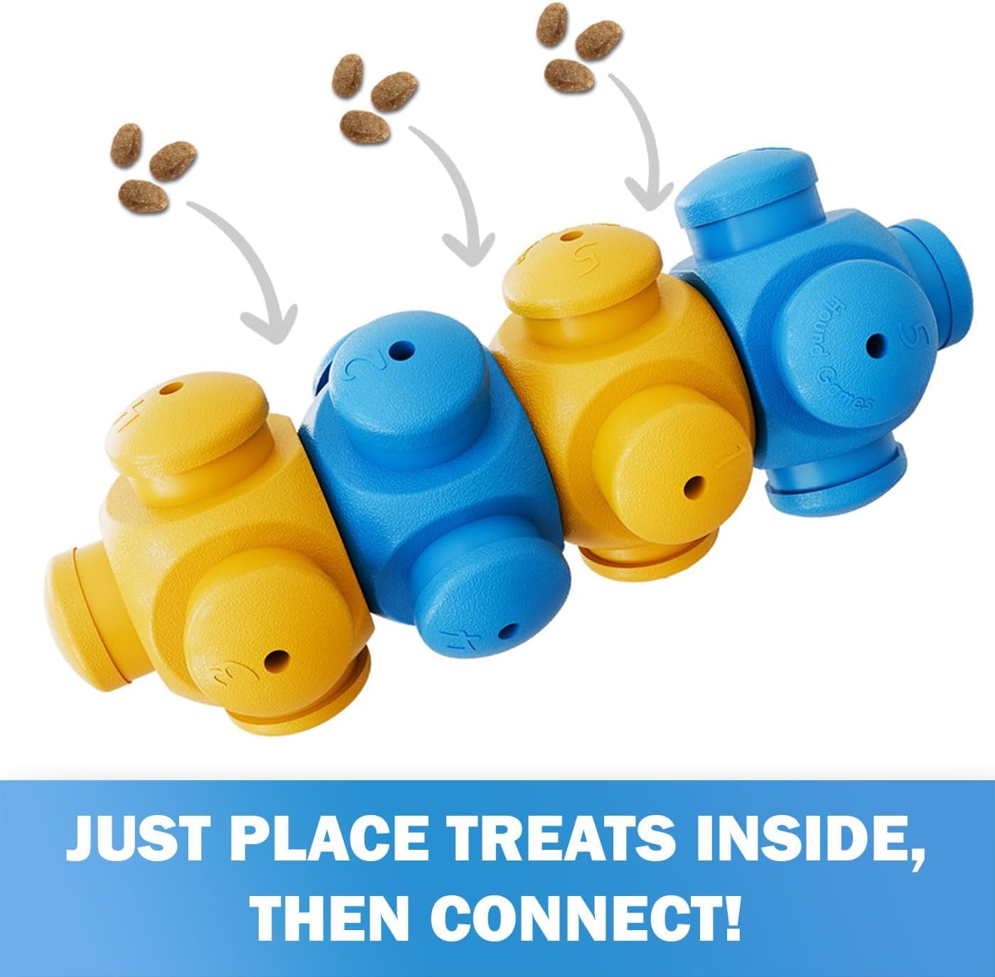 HOUNDGAMES Dog Puzzle Toys for Smart Dogs, Boredom Busters, Mentally Stimulating, Hard Puzzle, Toys to Keep Them Busy, Dog Games, Puppy Puzzle Toys