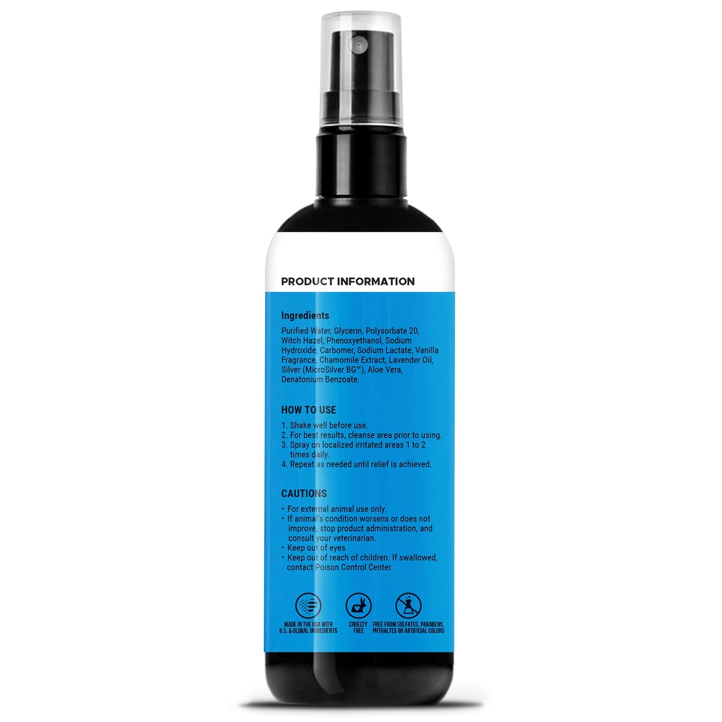 Chlorhexidine Shampoo + Restore + Soothe Hot Spot Spray Essential Skin Care Bundle - Seasonal Itch Relief for Allergies, Soothes Itching with Aloe and Microsilver