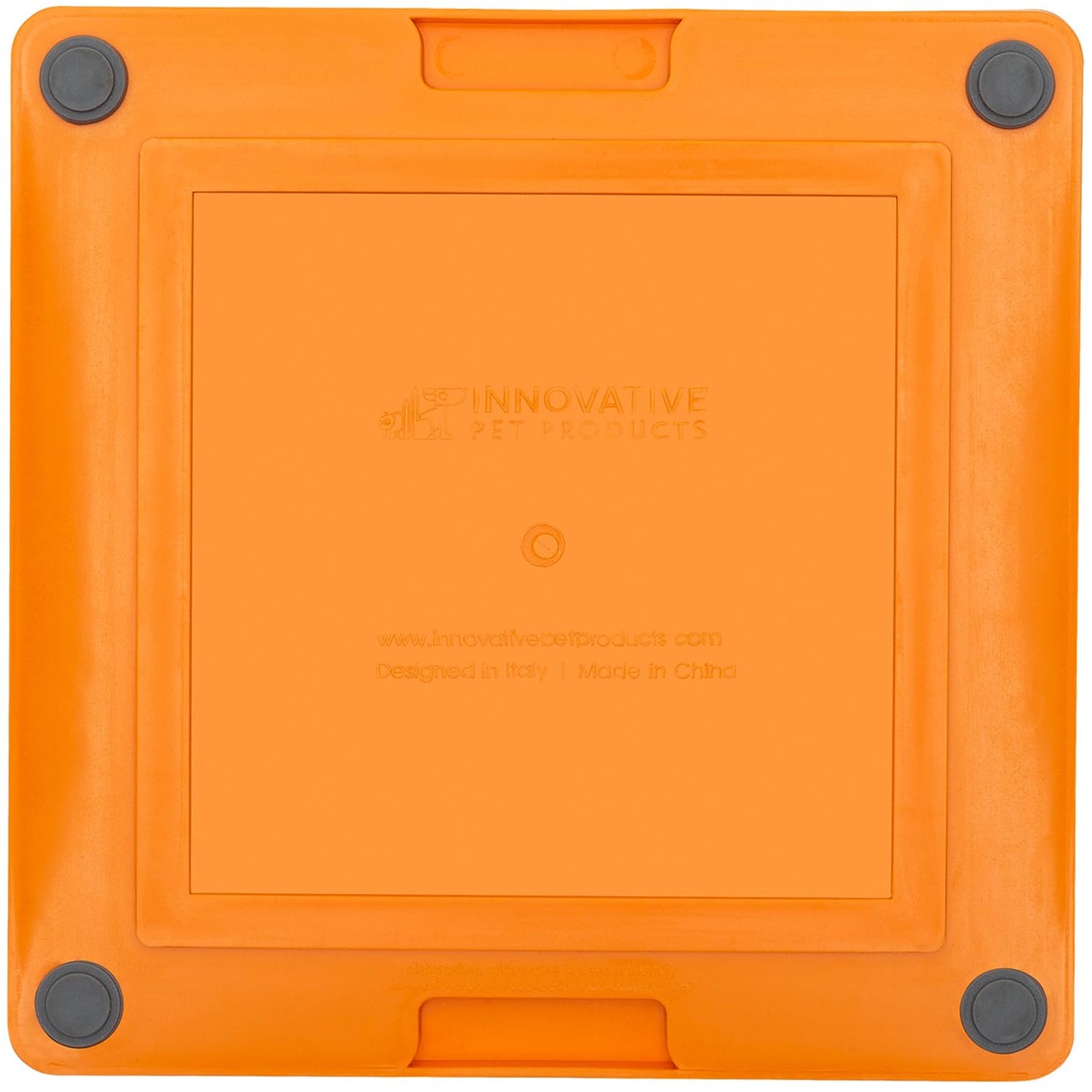 LickiMat Tuff, Heavy-Duty Soother, Dog Slow Feeder Lick Mat, Boredom Anxiety Reducer; Perfect for Food, Treats, Yogurt, or Peanut Butter, Fun Alternative to a Slow Feed Dog Bowl, Orange