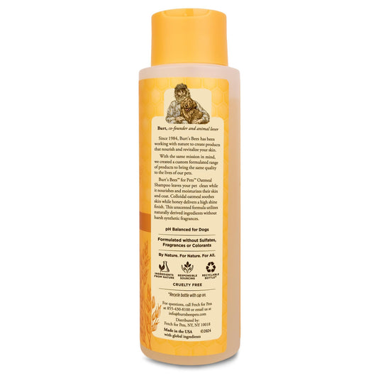 earthbath, Oatmeal & Aloe Dog Shampoo - Oatmeal Shampoo for Dogs, Itchy, Dry Skin Relief, Dog Wash, Made in USA, Cruelty Free Pet Shampoos - Vanilla & Almond, 16 Oz (1 Pack)