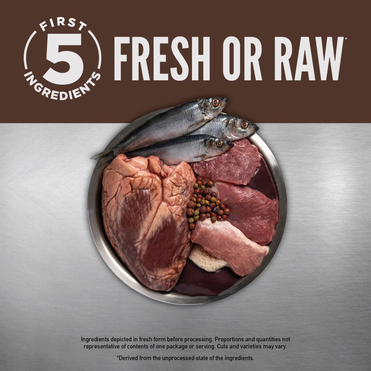 ORIJEN Grain Free Poultry Free High Protein Dry Dog Food Regional Red Recipe 4.5lb Bag