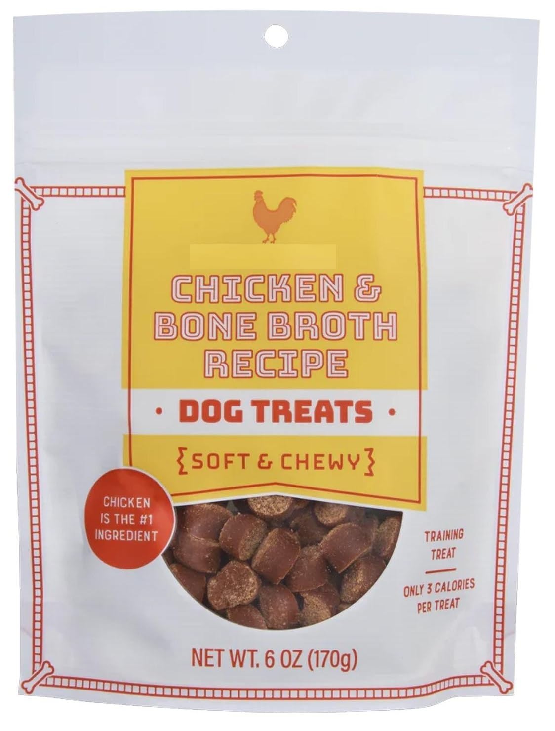 Generic Trader Joe's Chicken & Bone Broth Dog Training Treats, Soft & Chewy 6oz/170g (Pack of 2)