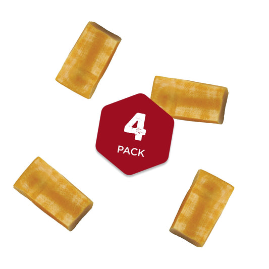Best Bully Sticks Himalayan Yak Cheese for Dogs - Small 4 Count (Pack of 1) - Natural, No Lactose, Odor Free, Long-Lasting Snack
