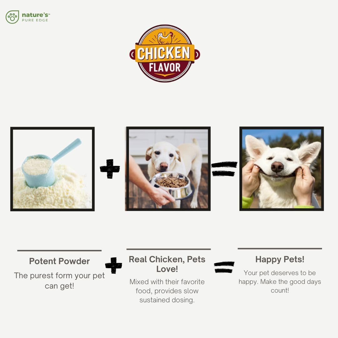 Seizure Support and Calming Aid for Dogs and Cats - All Natural Epilepsy and Seizure Aid. Ashwagandha, Blue Vervain, Valerian, L-tryptophan, L-Taurine, Chamomile, Milk Thistle, Turmeric.
