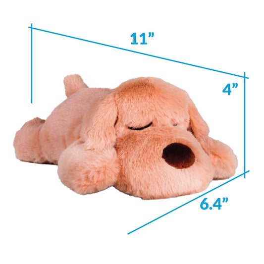 Original Snuggle Puppy Toys for Small Breeds - Heartbeat Puppy for Dogs - Pet Anxiety Relief and Calming Aid - Comfort Dog Toys for Behavioral Training