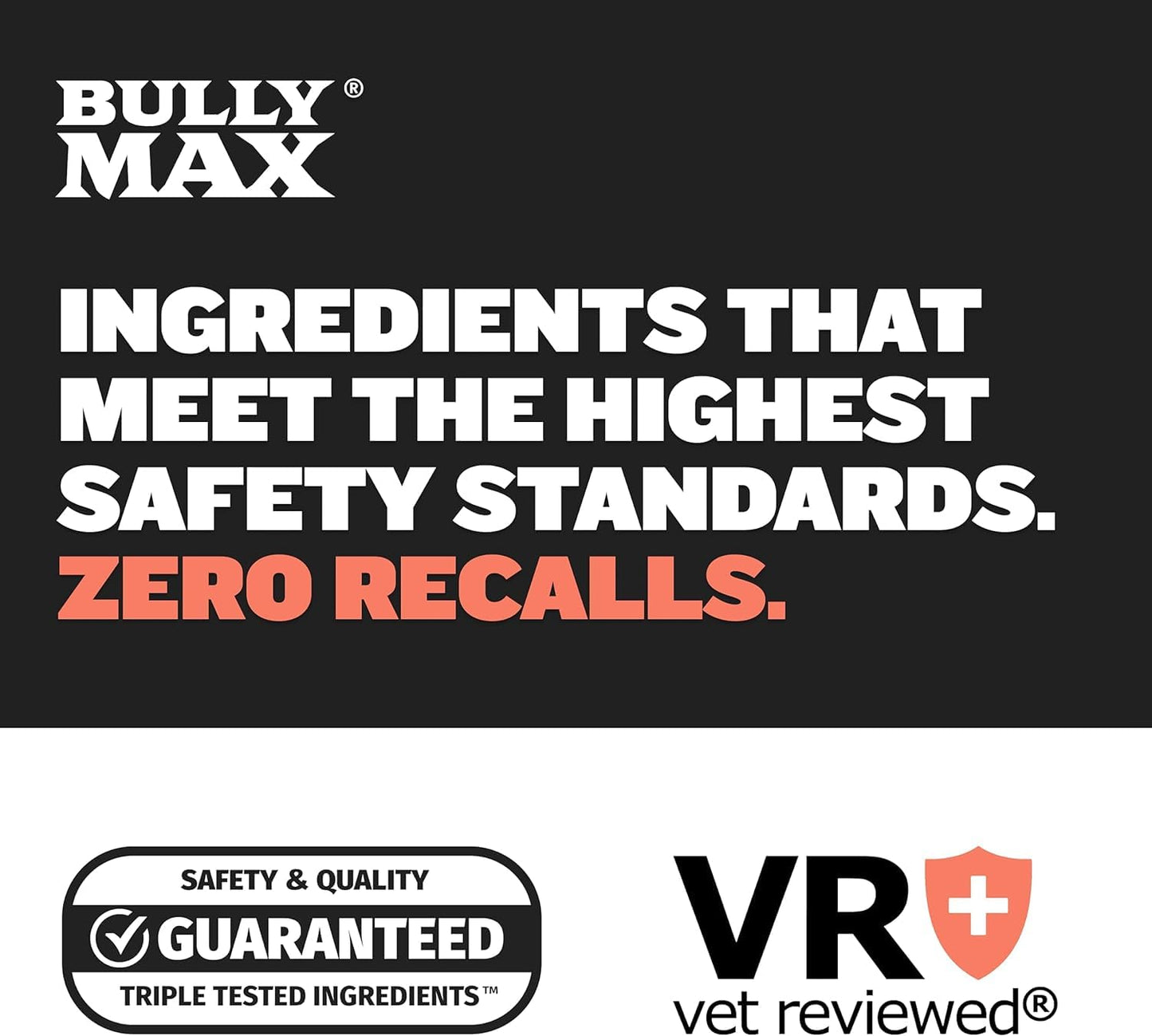 Bully Max 2-in-1 Puppy Vitamins - 30 Chewable Tablets for Growth & Development of Puppies - Multivitamin Treats & Essential Dog Supplements for Small Dogs & Large Breed Growing Pups - 2 Bottles