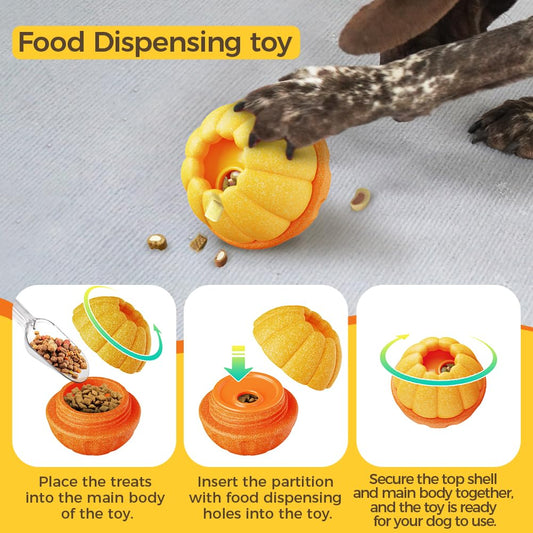 KASGMU Dog Frozen Treat Toy to Keep Busy, Freezable Fillable Puzzle Treat Dispensing Toys, Dog Chew Toys for Aggressive Chewers, Interactive Enrichment Toys to Reduce Anxiety