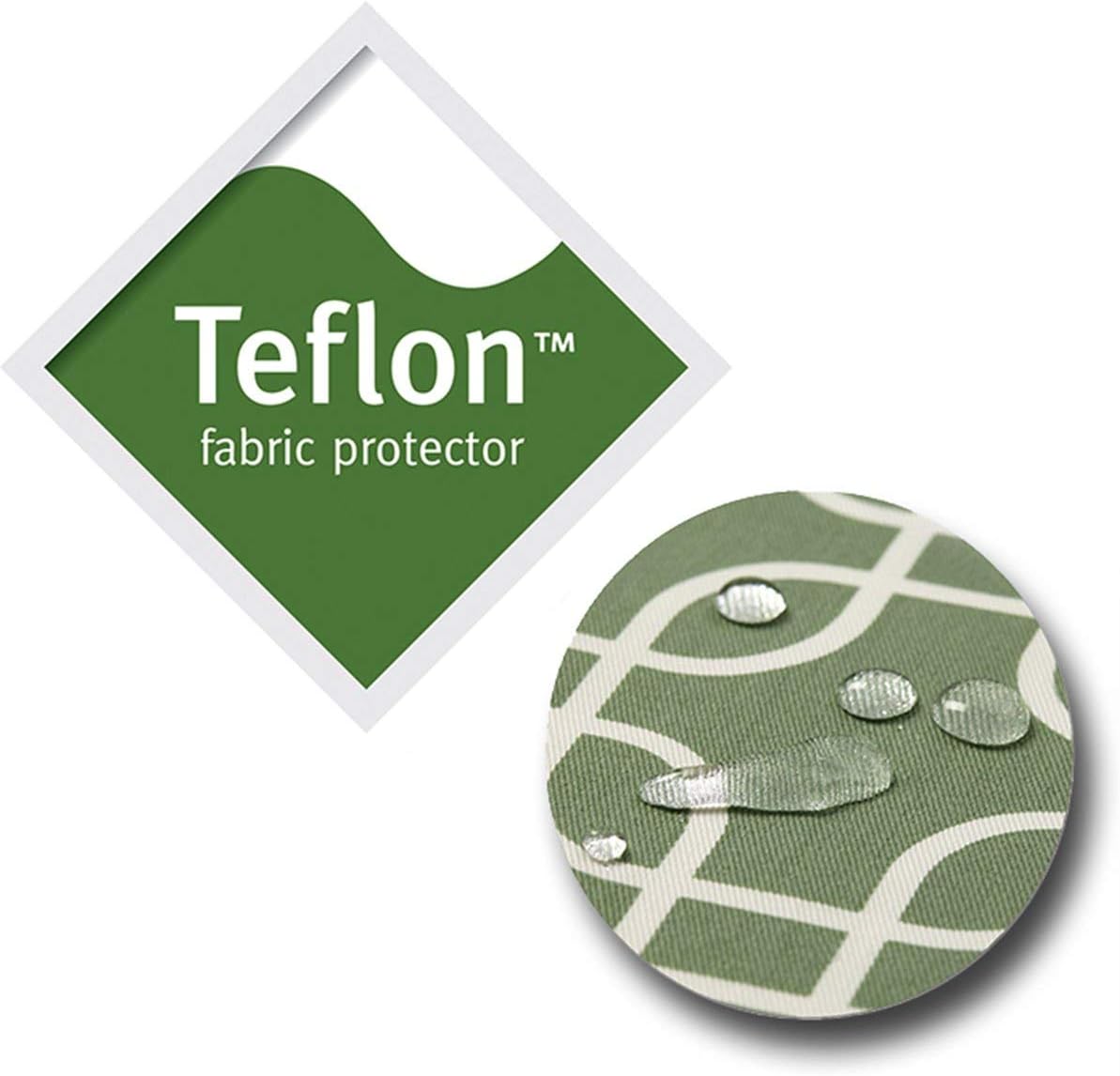 MidWest Homes for Pets Orthopedic Dog Bed w/Removable Dog Bed Cover ft. Teflon Fabric Protector, Large Dog Breed, 30 x 40 Inch, Green/White Geometric Pattern