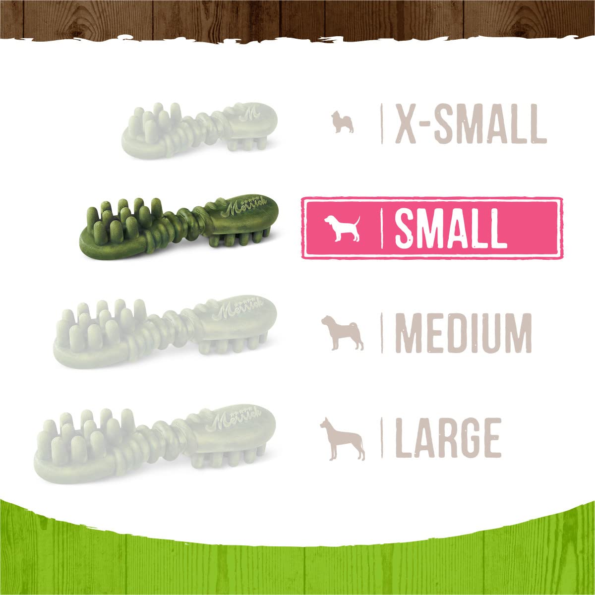 Merrick Fresh Kisses Natural Dental Chews Infused With Coconut And Botanical Oils For Small Dogs 15-25 Lbs - 36 ct. Box