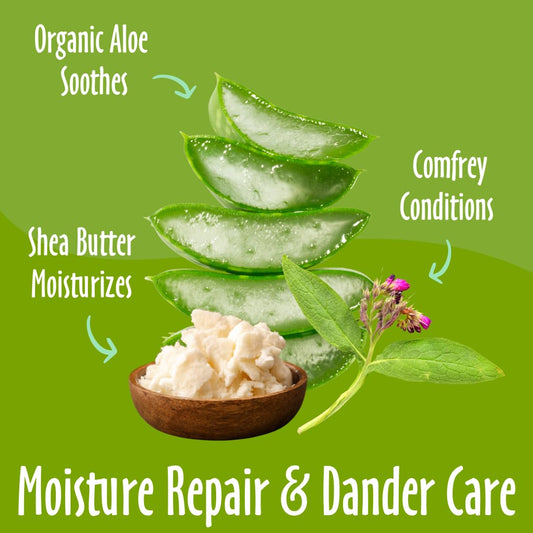 earthbath, Hypoallergenic Shea Butter Spray - Dog Dandruff Treatment, Dog & Cat Skin Moisturizer, Plant-Based, Cruelty-Free, Vegan, Gluten-Free, Non-GMO, Moisture Repair & Dander Care - 8 Oz