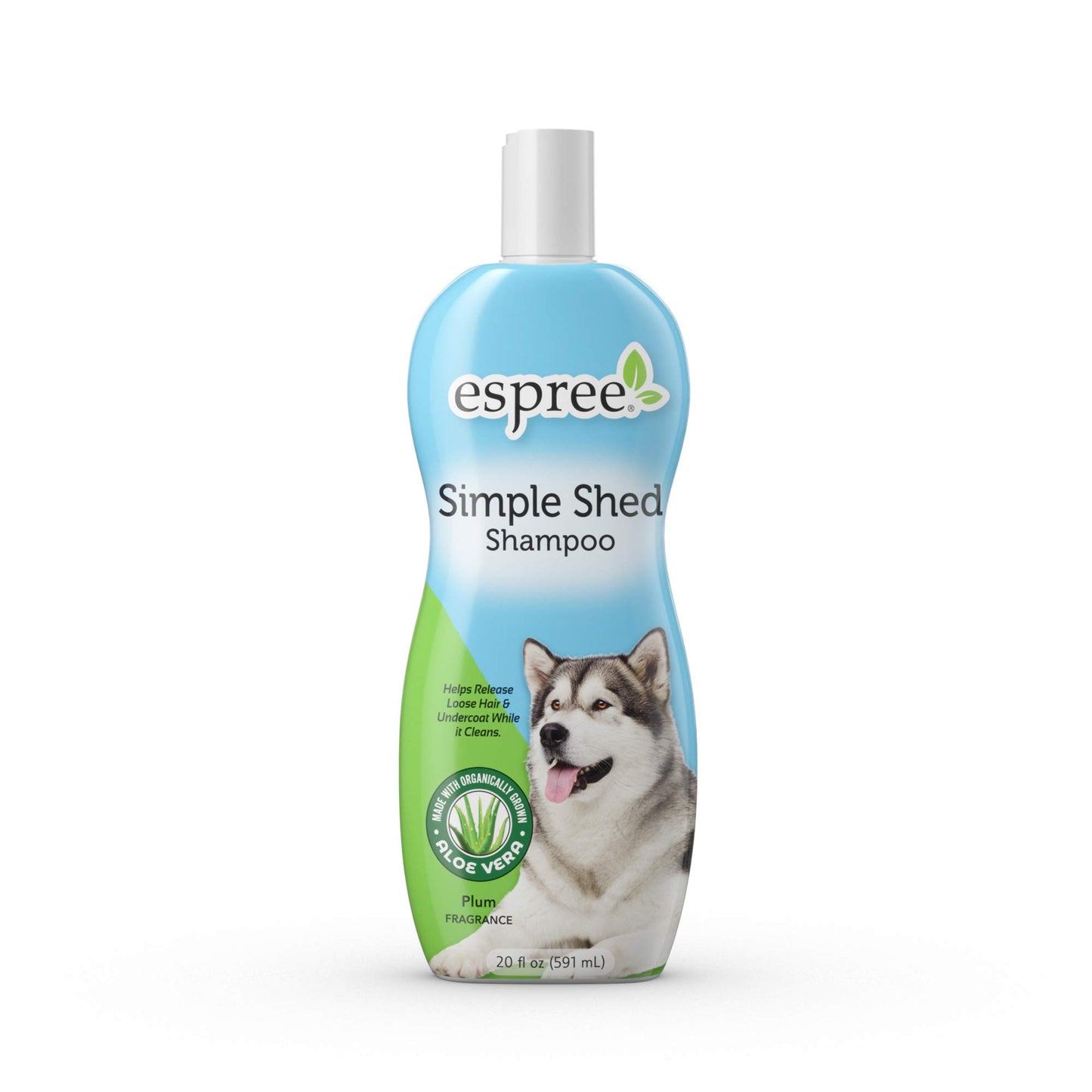 Espree Simple Shed Shampoo, 20 oz,Blue