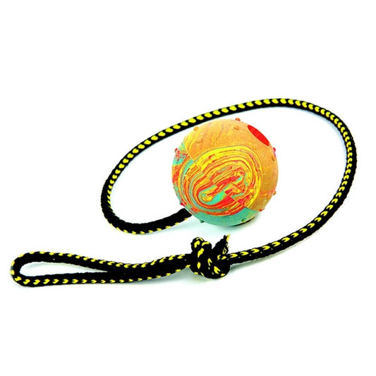 PAWFECT TOYS Rope and Ball Dog Toy - Interactive Tug of War - Durable for Small Medium Large Breeds - Tough Dog Toys to Keep Them Busy - Indestructible Dog Toy Aggressive Chewers - Dog Toys Boredom