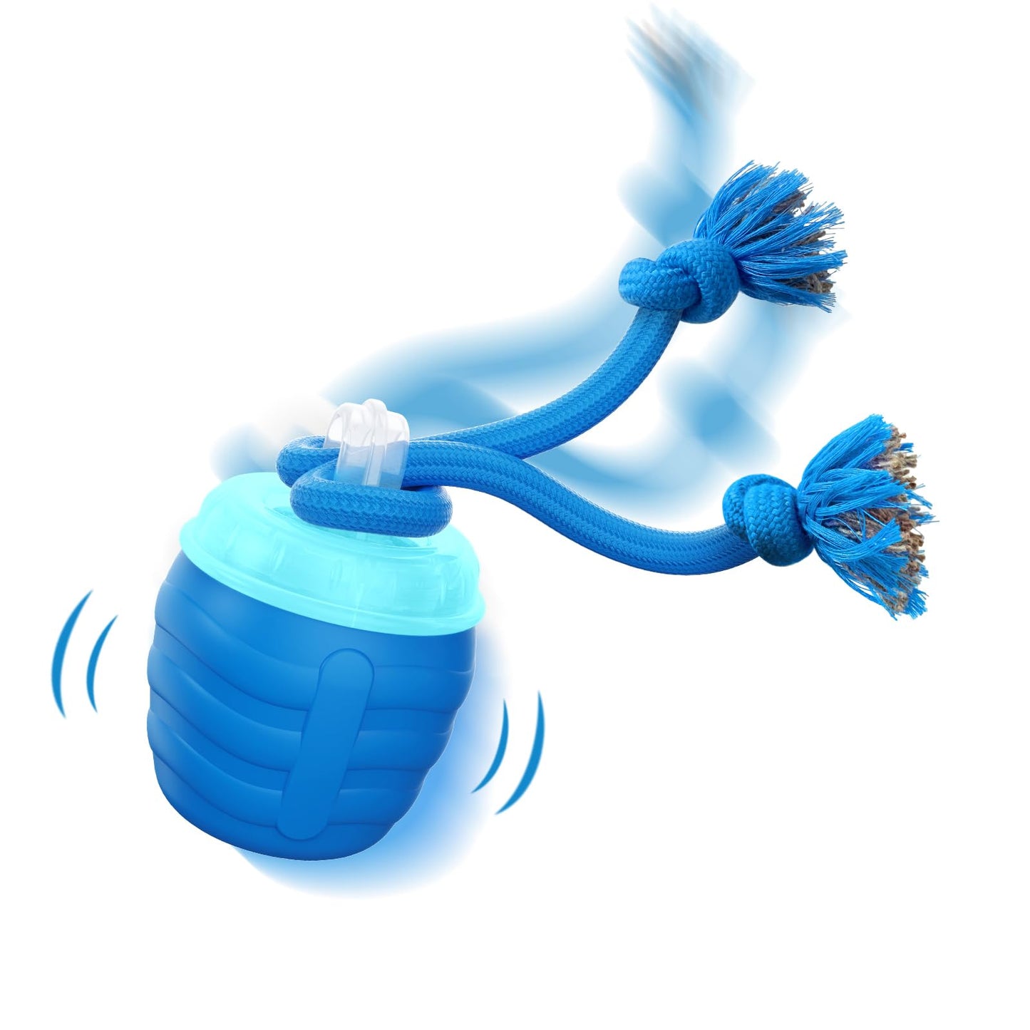 Huimpet Interactive Dog Toys - [2025 Newly Upgraded] Motion Activated Ball for Small/Medium/Large Dogs, Automatic Moving Dog Toy Wicked Ball for Boredom & Training, Music, USB Rechargeable (Blue)