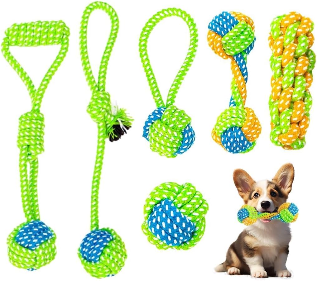 Bambinom Puppy Chew Toys, 12 Pack Puppy Teething Toys for Small Breed