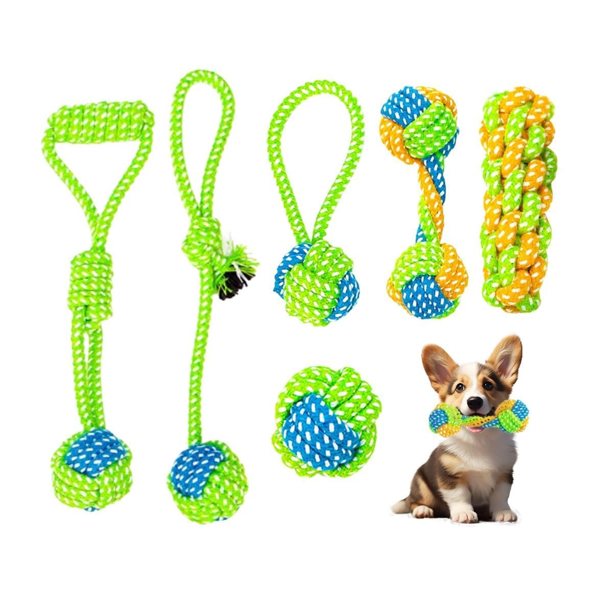 Bambinom Puppy Chew Toys, 12 Pack Puppy Teething Toys for Small Breed