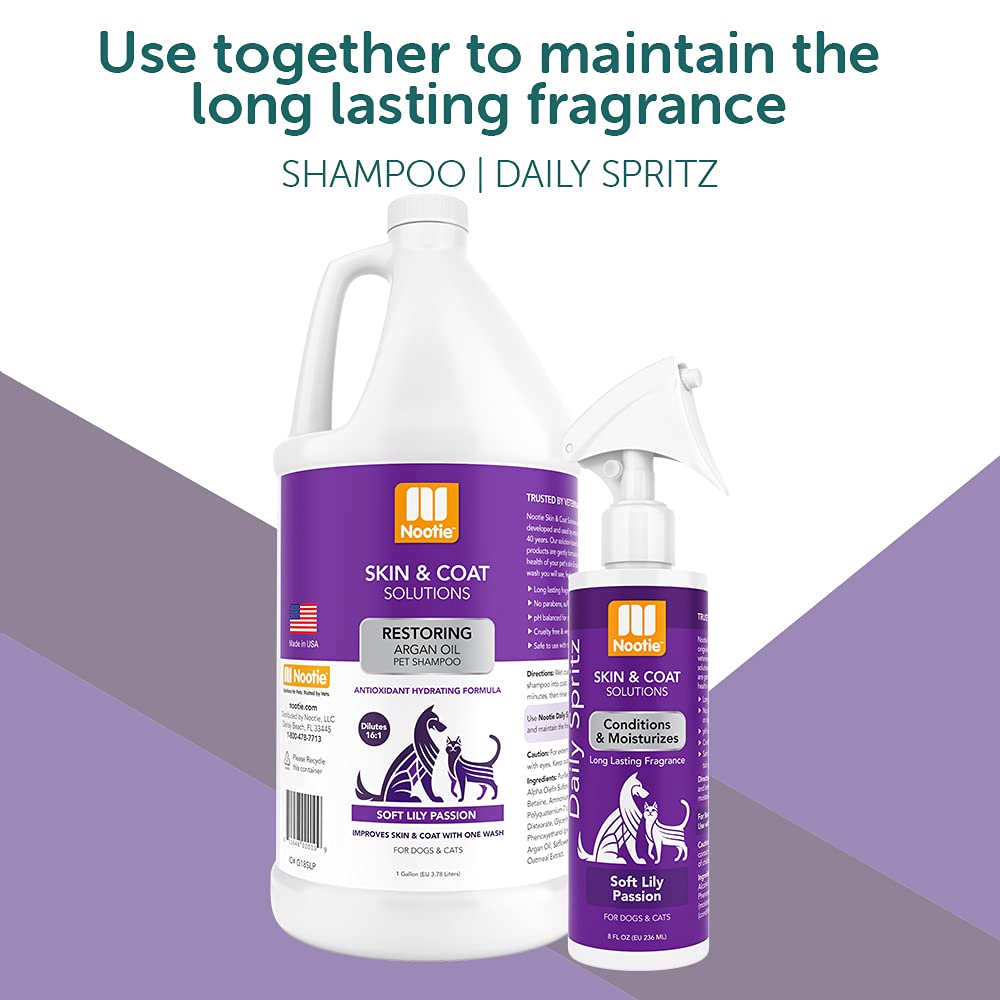 Nootie - Pet Shampoo for Sensitive Skin - Revitalizes Dry Skin & Coat - Natural Ingredients - Soap, Paraben & Sulfate Free - Cleans & Conditions
