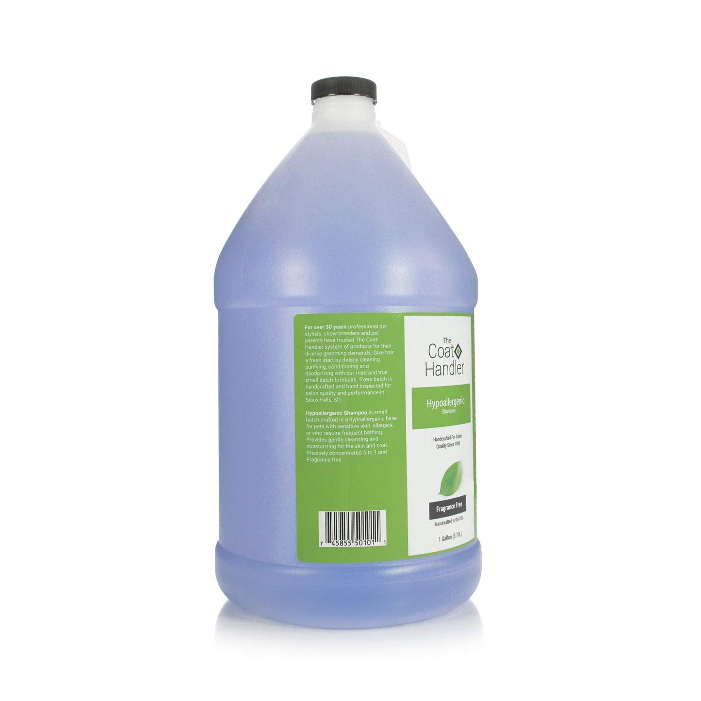 The Coat Handler Hypoallergenic Dog Shampoo, 1 Gallon - All Natural Ingredients, for Pets with Sensitive Skin, Hypoallergenic, 5 to 1 Concentration, Non-Scented